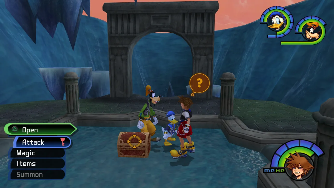 Hollow Bastion Rising Falls White Trinity Chest